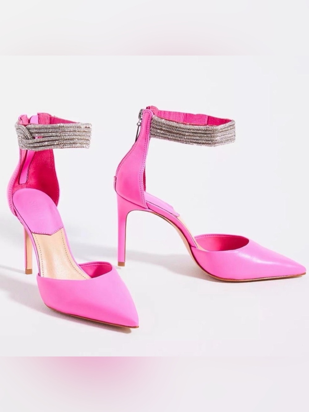 Schutz Bright Pink Linara Heels